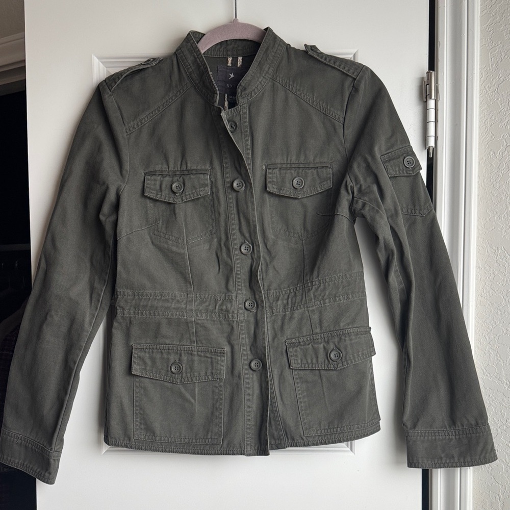 Forever 21 Khaki Utility Jacket